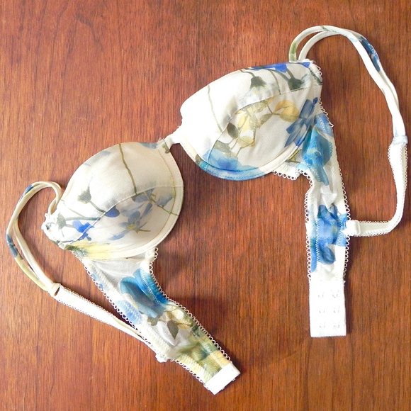 NWOT French Floral Bra - Never Worn! - Picture 6 of 6